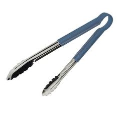Stainless Steel Utility Tong 9 Inch 23cm Blue