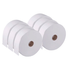 Jumbo Toilet Roll 3 Inch Core 2 Ply (Pack of 6)