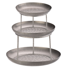 Vintage Steel Seafood Serving Tower