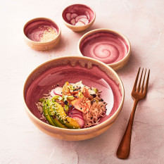 Steelite Aurora Vesuvius Rose Quartz Bowl 17.5cm/7" 980ml/34.5oz (Pack of 12)