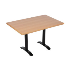 Bolero Rectangular Table Top Beech Effect 1200 x 800mm