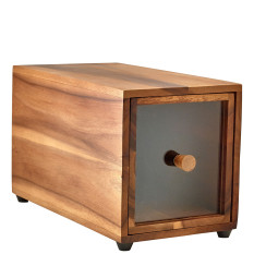 GenWare Acacia Wood Bread Box GN 1/3