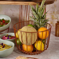 GenWare Copper Deco Display Basket 25 x 18cm
