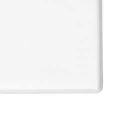 Bolero Square Table Top White 700mm