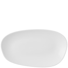 Churchill Opal White Organic Oblong Platter 26 x 15cm (Pack of 6)