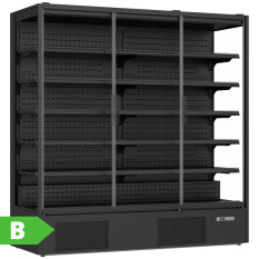 Prodis Glass Door Multideck Display Fridge 1875mm Black