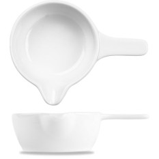 Art de Cuisine ZCAPMS41 Menu Porcelain Mini Sauce Pan 8x4.5cm 11cl