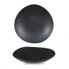 Churchill Alchemy Buffetscape Melamine Trace Bowl 12.5 Inch Black Granite
