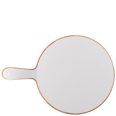 Churchill Alchemy Stonecast Melamine Barley White Round Handled Paddle 32cm/12.5" (Pack of 4)