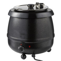 Hurricane Commercial Soup Kettle Black 10 Litre
