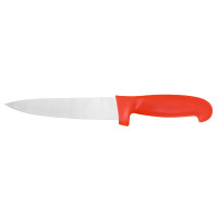 Red Colour Coded Chefs Knife 16.5cm