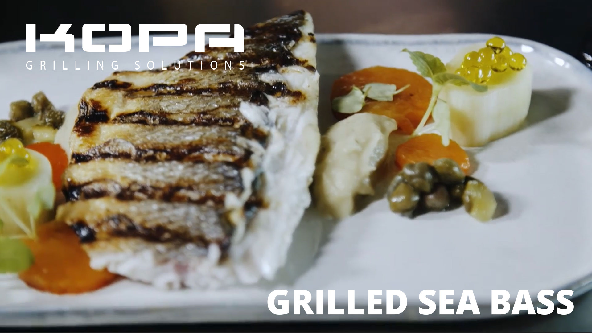Grilled Sea Bass Charcoal Oven Recipe