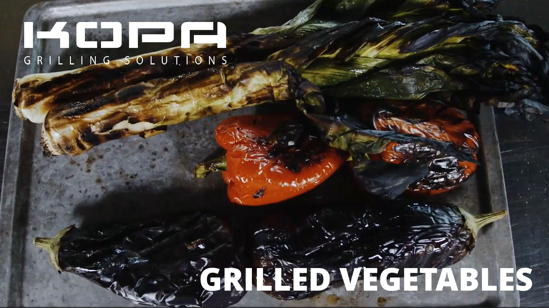 Grilled Vegetables Charcoal Oven Recipe